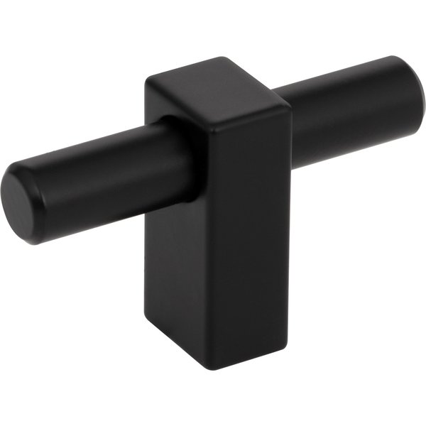 Jeffrey Alexander 2-3/8In. Overall Length Matte Black LarkinIn.tIn. Knob 478T-MB